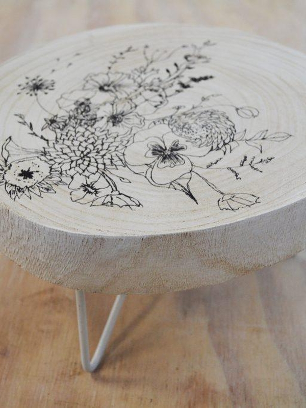 Voor de lente: wildbloemen creëren op objecten